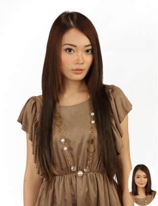 Wigs2you 接髪片 日本正品 耐熱 髪片 長 直 高溫絲 清純 溫柔 時尚接髪片 氣質OL型WS-5019-MB
